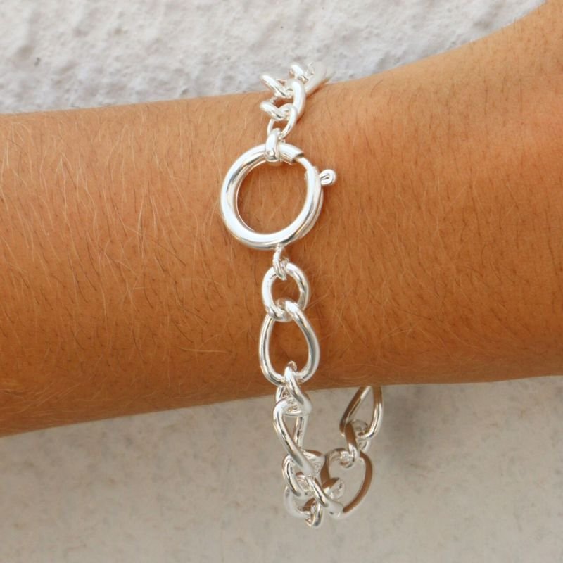 Pulseira Grume Banhado no Prata